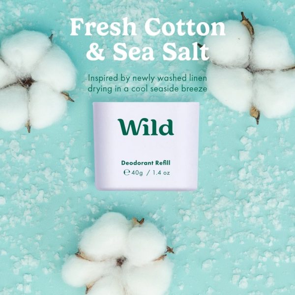 Wild Cotton & Sea Salt Deodorant Starter Pack on Sale