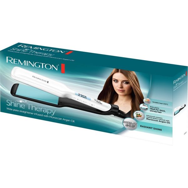 Remington Shine Therapy Wide Plate Hair Straightener S8550 Online