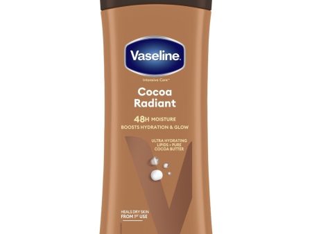 Vaseline Intensive Care 48h Moisture Cocoa Radiant Body Lotion 400ml For Cheap