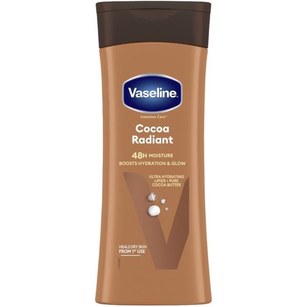 Vaseline Intensive Care 48h Moisture Cocoa Radiant Body Lotion 400ml For Cheap