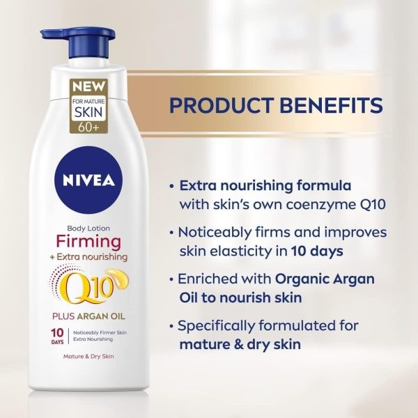 Nivea Q10 60+ Firming & Extra Nourishing Body Lotion 400ml on Sale