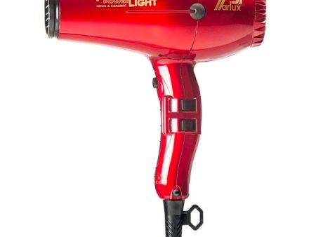 Parlux 385 Power Light Hair Dryer Red Fashion