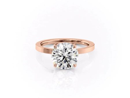 The Eleanor Set With A 4.5 Carat Round Moissanite Online Sale