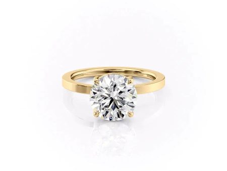 The Eleanor Set With A 3 Carat Round Moissanite Discount