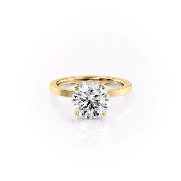 The Eleanor Set With A 3 Carat Round Moissanite Discount