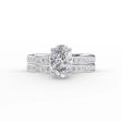 The Marilyn Set With A 1 Carat Oval Moissanite Supply