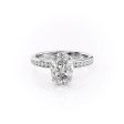 The Marilyn Set With A 2 Carat Oval Moissanite Cheap