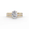 The Marilyn Set With A 5 Carat Oval Moissanite Cheap